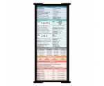 WhiteCoat Clipboard® Trifold - Blackout Medical Edition